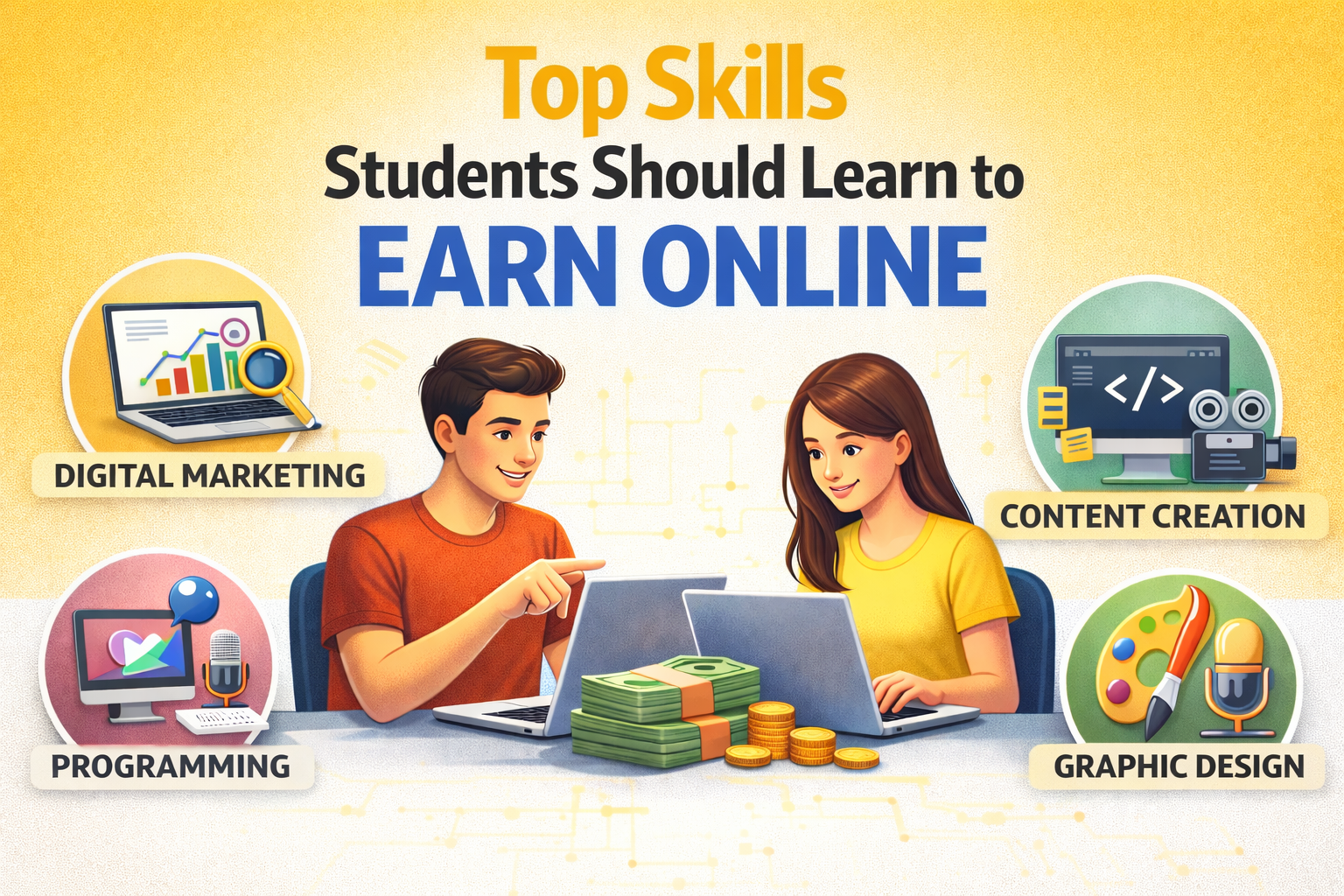 Top Skills Students Should Learn to Earn Online
