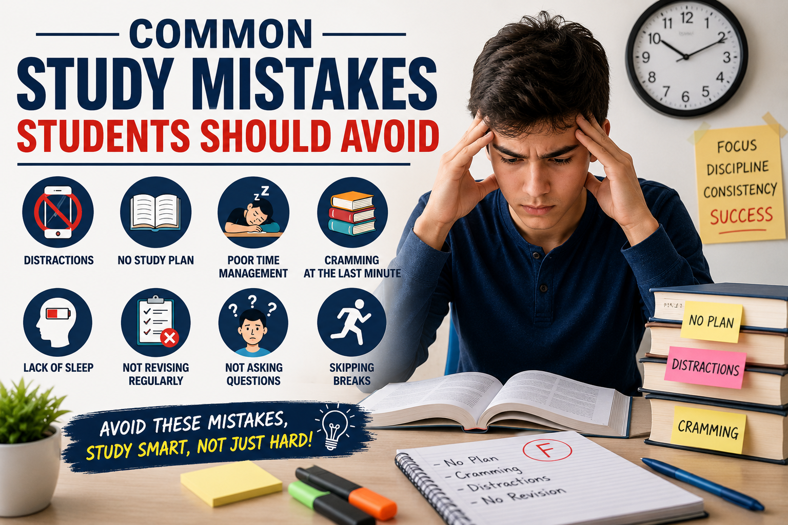 Common Study Mistakes Students Should Avoid